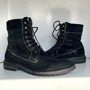 Donald J Pliner Morey Distressed Combat Boots